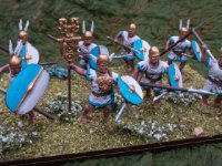 28mmpyrrhic macedonians  Hail Caesar  (14 of 26)  Victrix roman light infantry with i think an armoured samnite officer